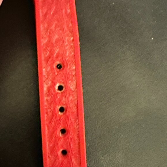 Michele Tahitian Jelly Bean Watch - Red (MWW12D000007) - BRAND NEW BATTERY - Picture 13 of 14